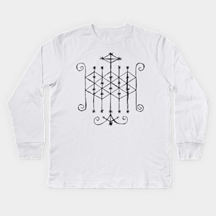 Ogun Voodoo Veve Kids Long Sleeve T-Shirt